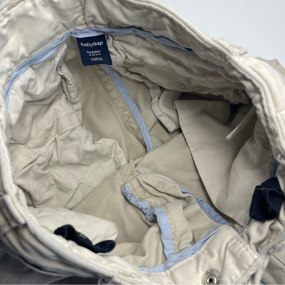Baby Gap Toddler 3T Khaki Pants PRELOVED Adjustable Waist - Picture 5 of 7